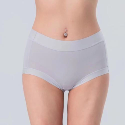 Gold foil silk high-waist three-dimensional moisture-wicking 5A antibacterial underwear