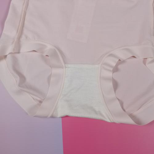 Gold foil silk high-waist three-dimensional moisture-wicking 5A antibacterial underwear