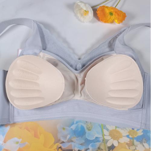 Soft gauze, unconfined, elastic cotton underwear without steel rings