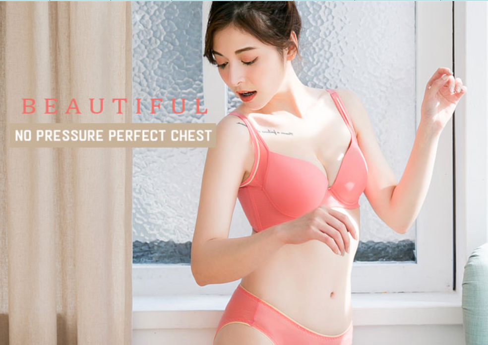 【透氣無痕】低脊心呼吸機能T bra 配套內褲
