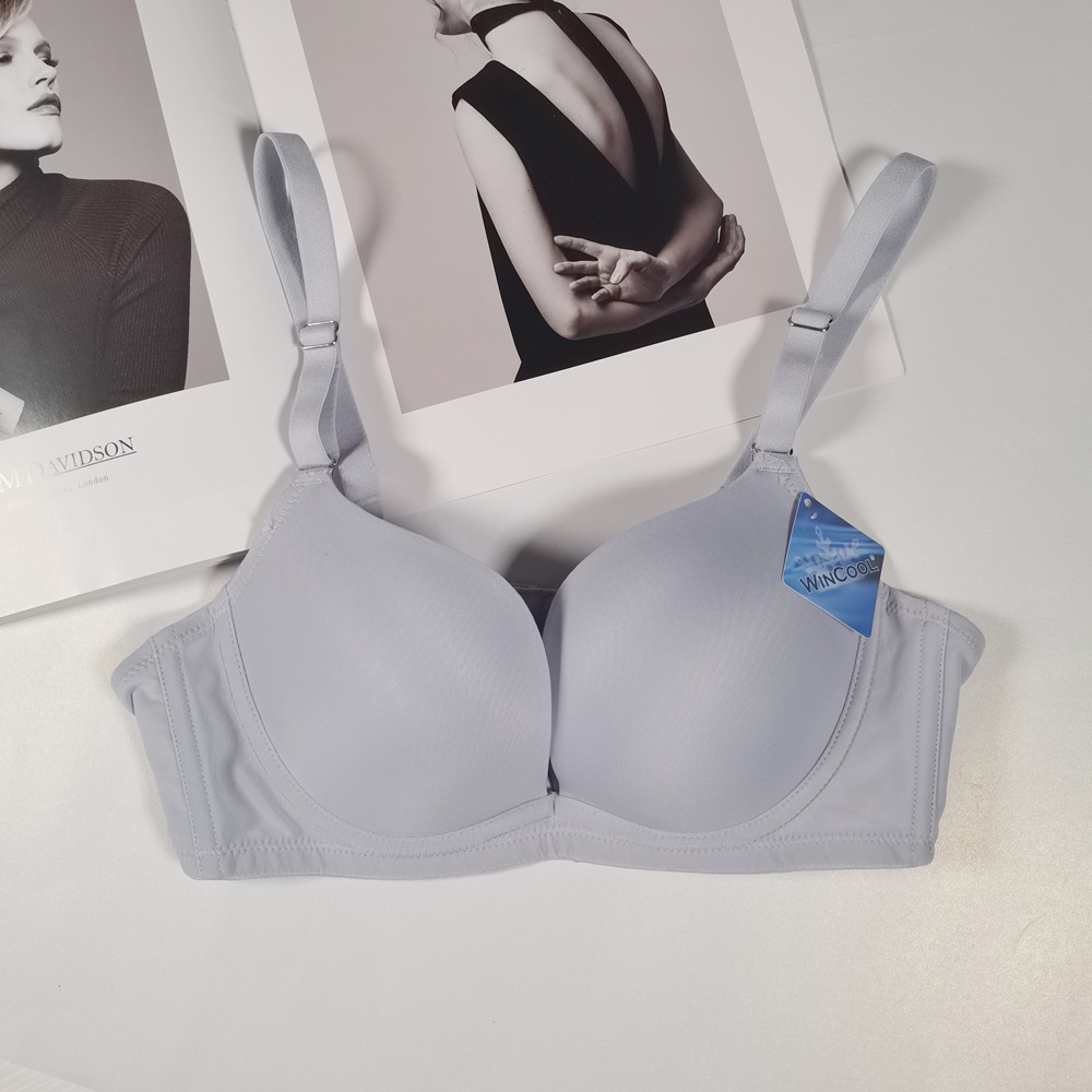 低雞心W型軟鋼圈無壓無痕感調整型內衣