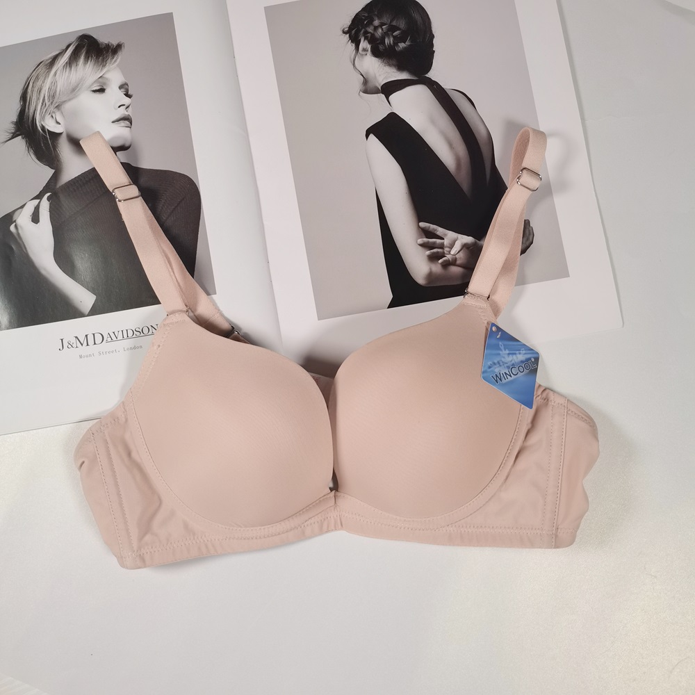 低雞心W型軟鋼圈無壓無痕感調整型內衣