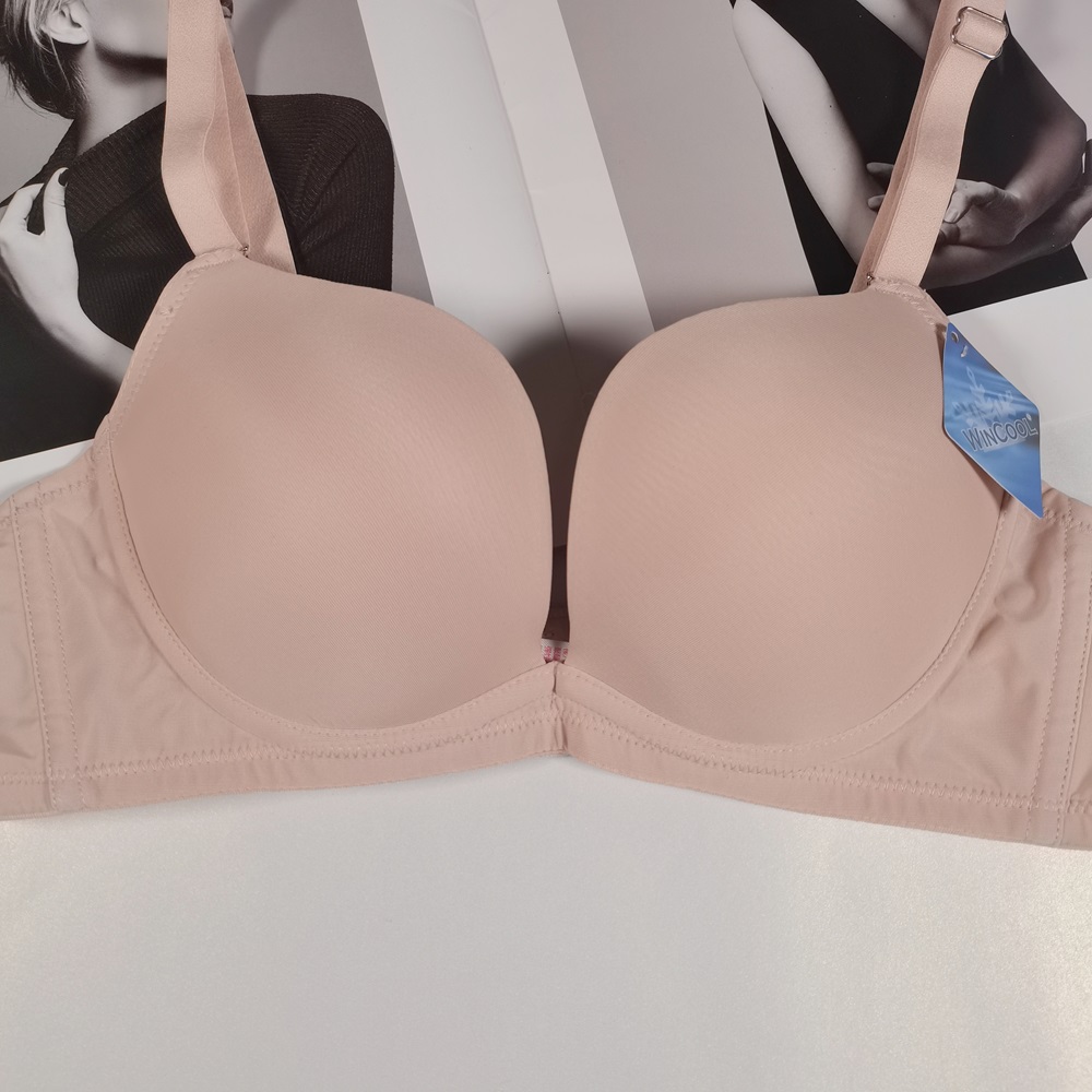 低雞心W型軟鋼圈無壓無痕感調整型內衣