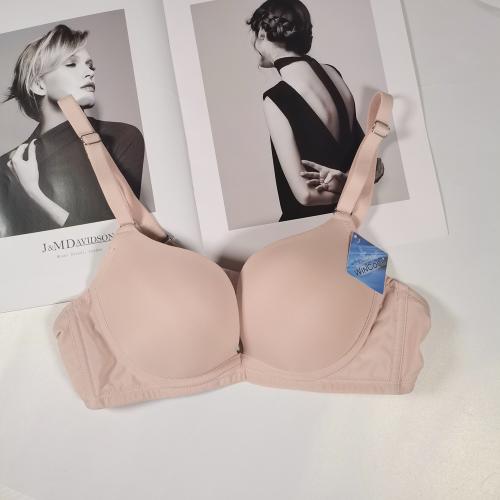 Low-cut W-shaped soft steel ring pressure-free and seamless adjustment type underwear