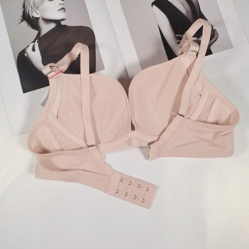 Low-cut W-shaped soft steel ring pressure-free and seamless adjustment type underwear