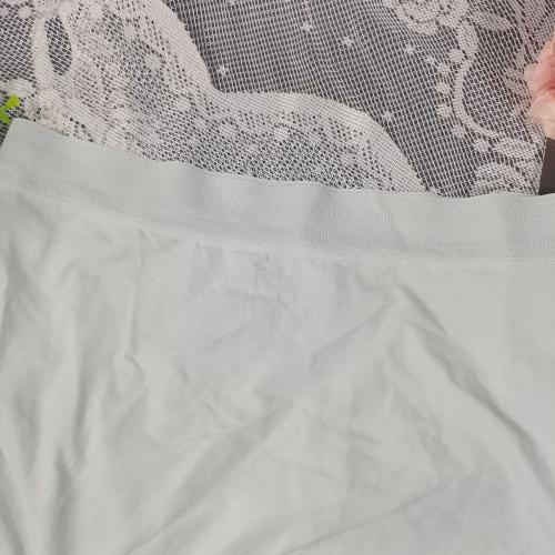 Low-rise 100% cotton and silk underwear with 7A antibacterial property