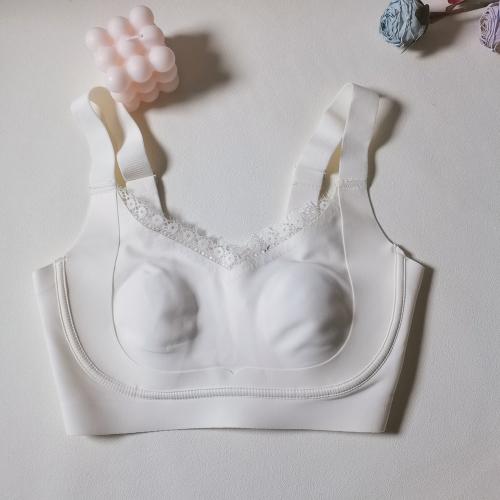 Crystal cup soft support full package, large chest, slim and ultra-thin cup, comfortable underwear
