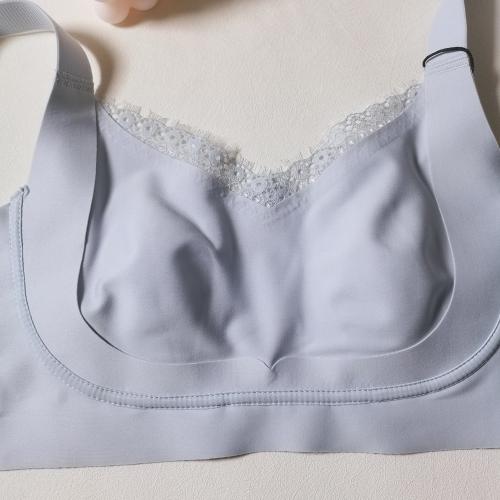 Crystal cup soft support full package, large chest, slim and ultra-thin cup, comfortable underwear