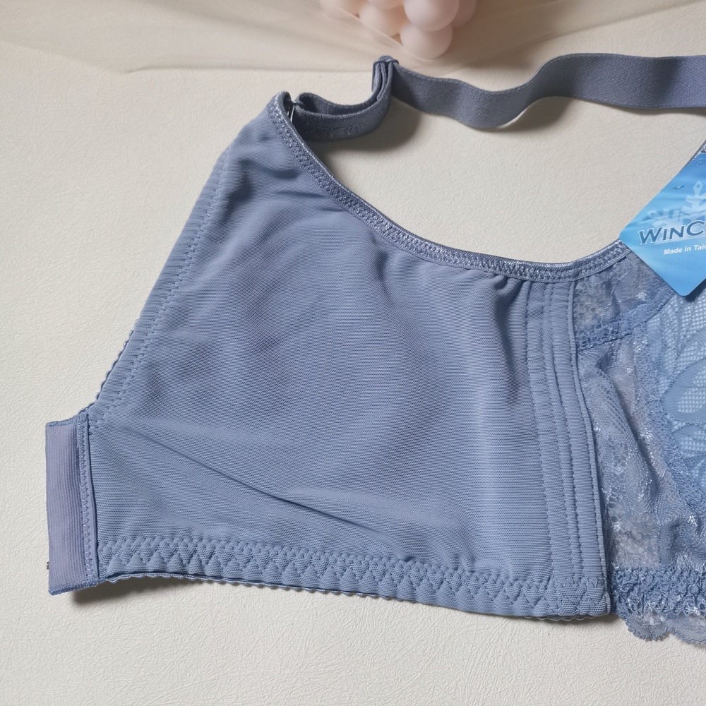 涼感大U美背透氣洞杯養脂內衣-軟鋼圈