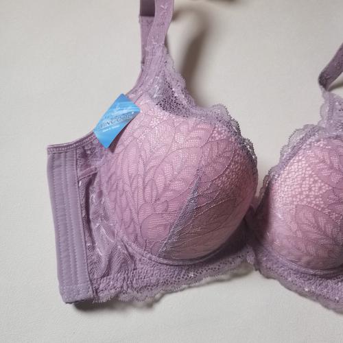 Cooling-effect large U-shaped beautiful back breathable cup-shaped fat-reducing underwear - soft steel band