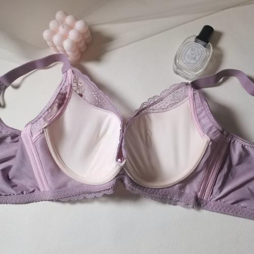 Cooling-effect large U-shaped beautiful back breathable cup-shaped fat-reducing underwear - soft steel band