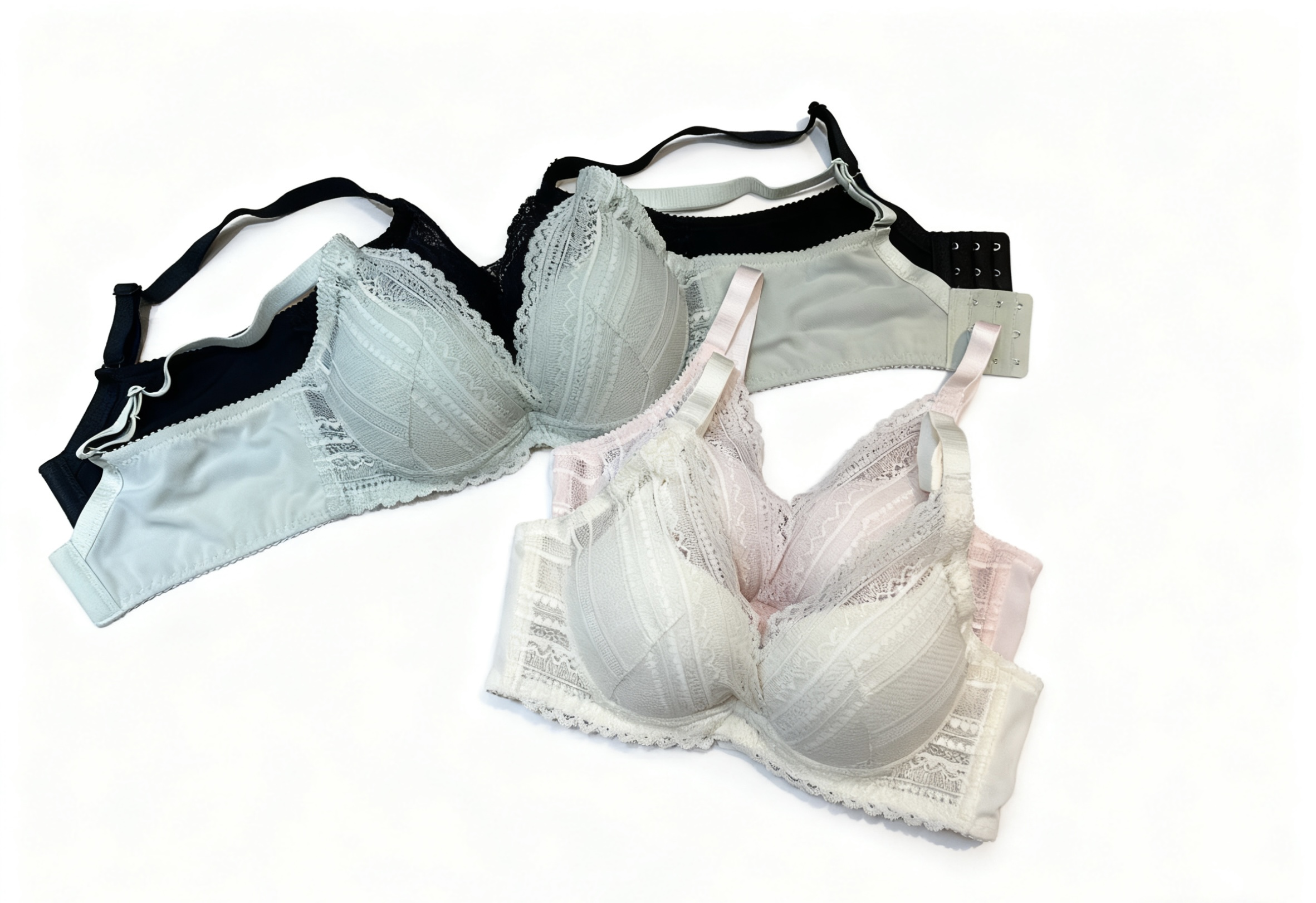 純色繁簡軟鋼圈調整型內衣