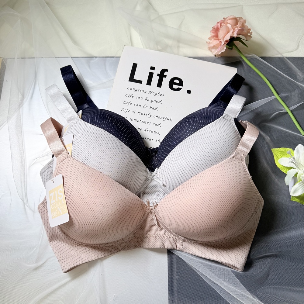 清新柔軟絲滑膠原蛋白罩杯無鋼圈內衣