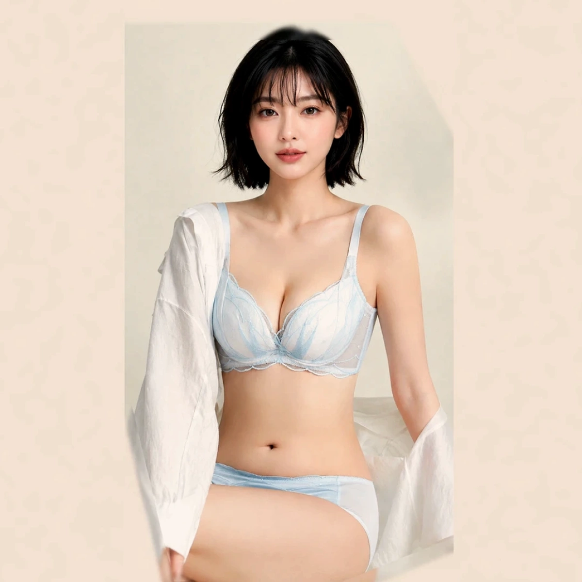 MorningGlow Lace Soft Wire Bra - Wire